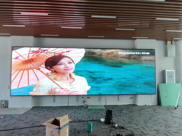 永寿P1.53led小间距屏安装案例